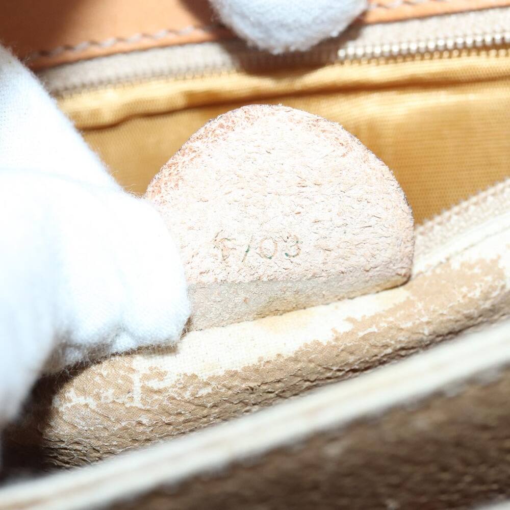 CELINE Macadam Canvas Shoulder Bag Pvc Leather Brown - Picture 12 of 16